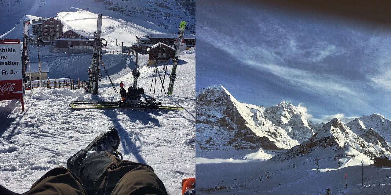Wengen, Switzerland. February 2015. Wengen, Switzerland. February 2015.